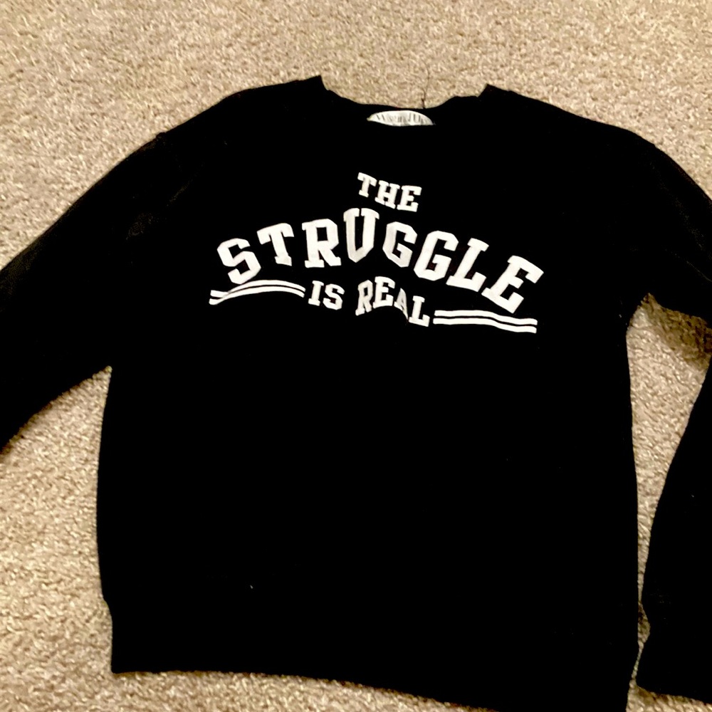 Soft black sweater